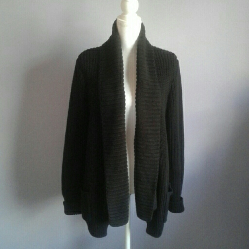 J. Crew Rib-stitch Open Cardigan - Picture 3 of 6